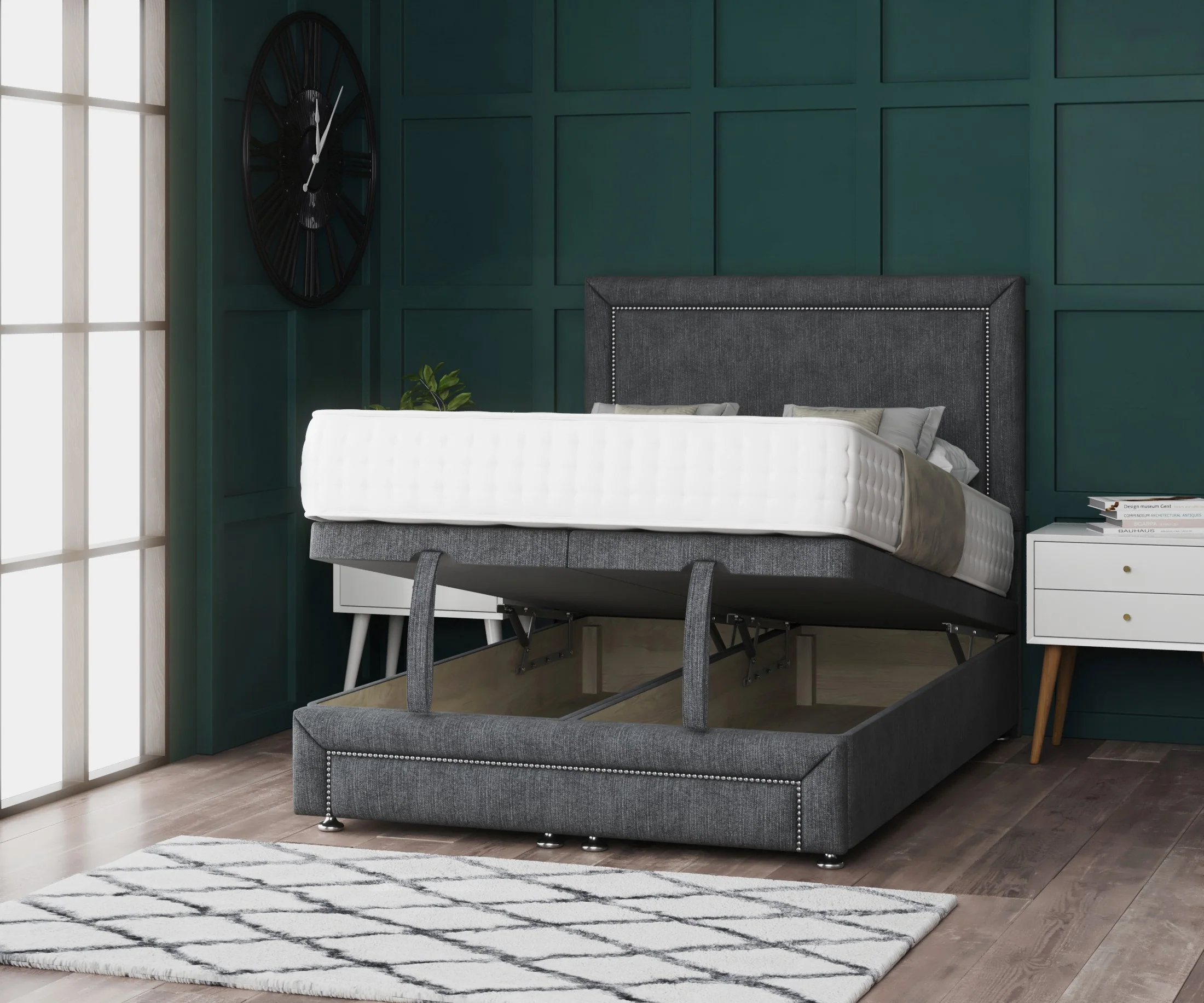 Ottoman Beds with Footboard